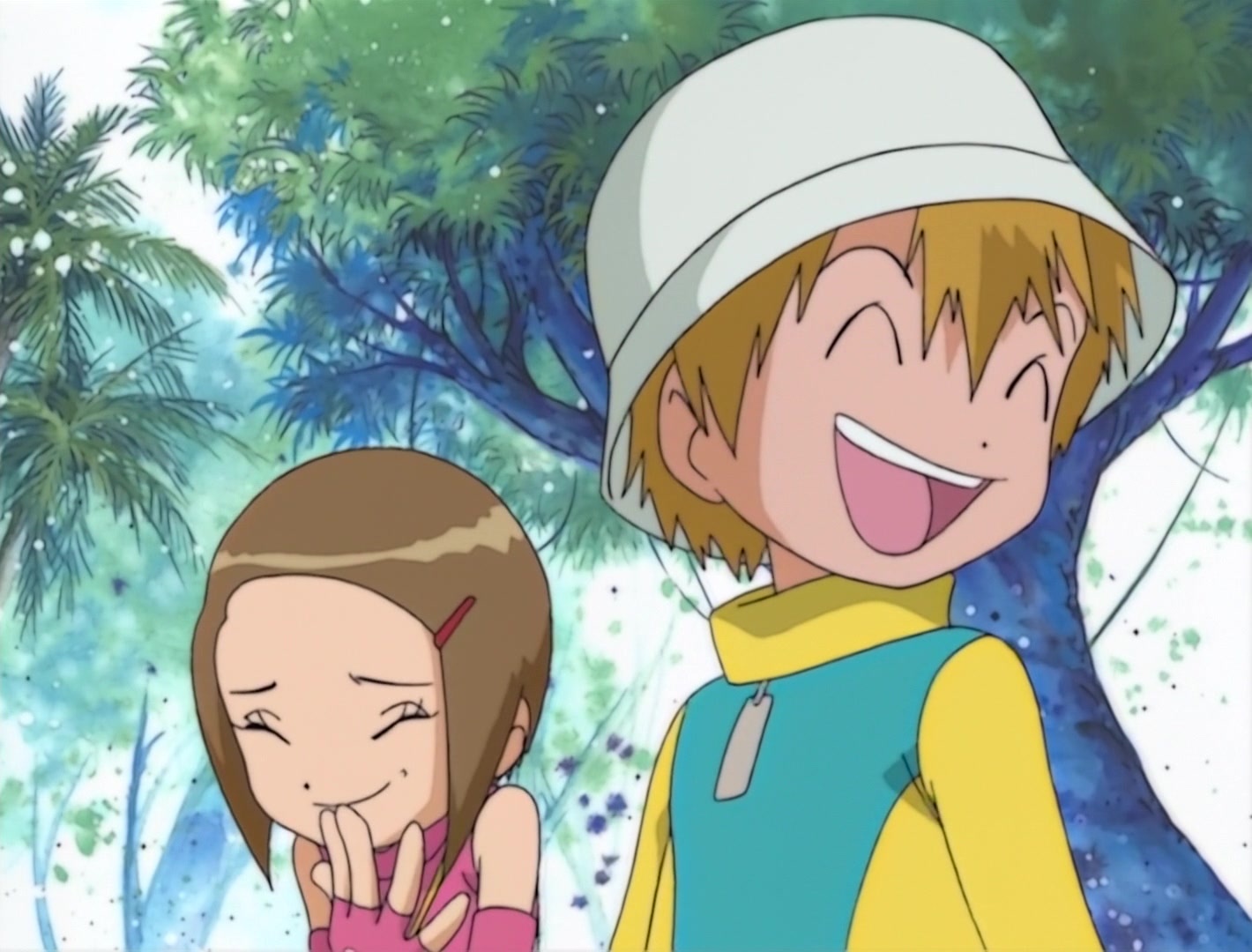 Laughing with Hikari